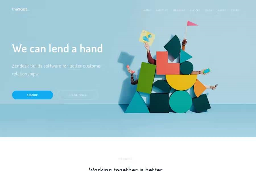 THESAAS – RESPONSIVE SAAS, SOFTWARE & WEBAPP DRUPAL 9 THEMES